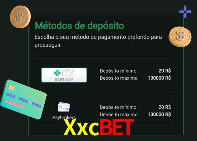 O cassino Xxcbet oferece uma grande variedade de métodos de pagamento