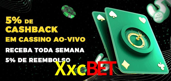 Promoções do cassino ao Vivo Xxcbet